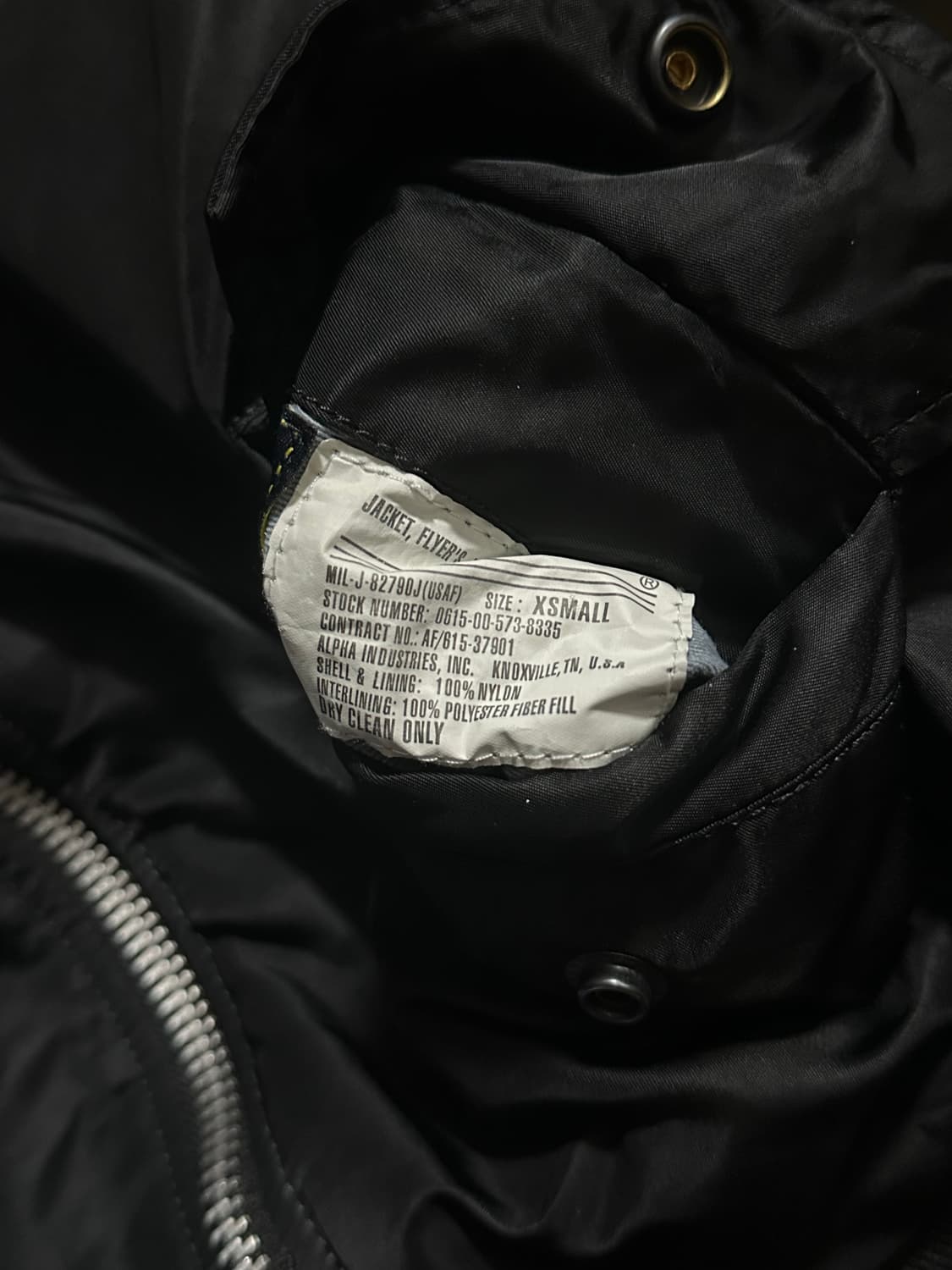 알파 인더스트리 리버시블 양면 MA-1 항공점퍼 상품이미지6