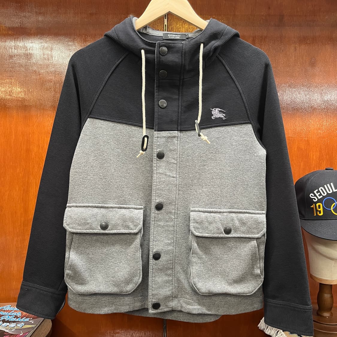 버버리 블랙라벨 후드 스냅 버튼 자켓 [ 44-55 ] 상품이미지2
