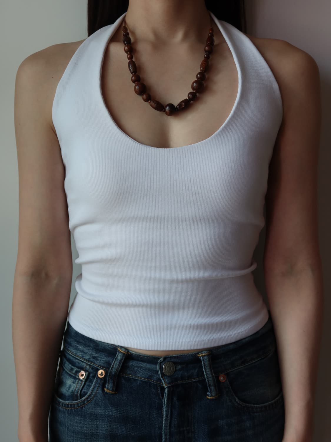 dark wood necklace 상품이미지2