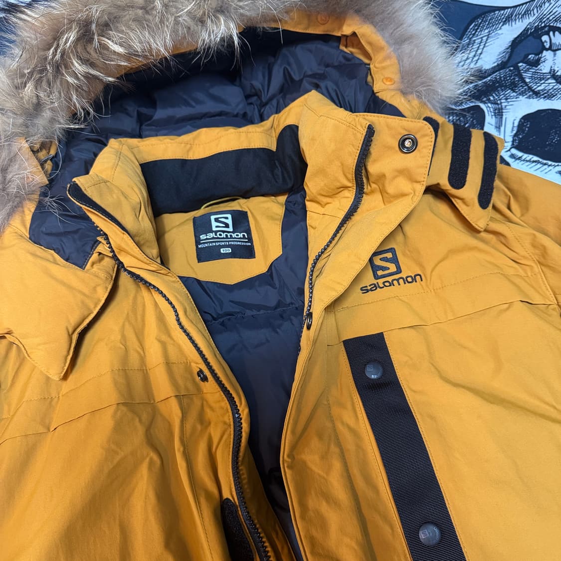 살로몬 다운패딩 100 L사이즈 상품이미지2