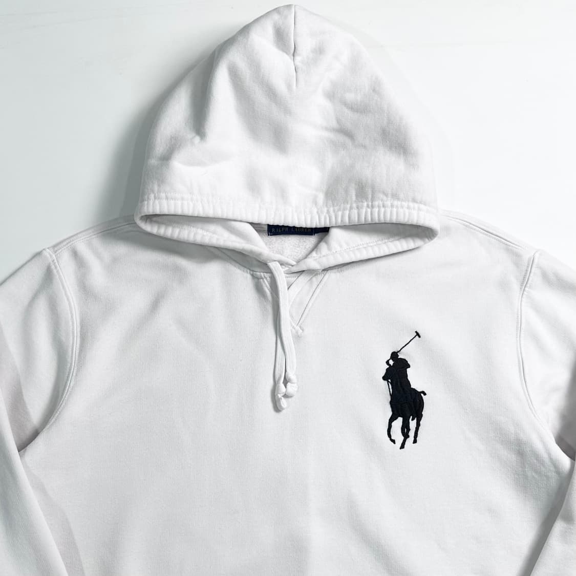 폴로 랄프로렌 화이트 빅포니 후드티   상품이미지2