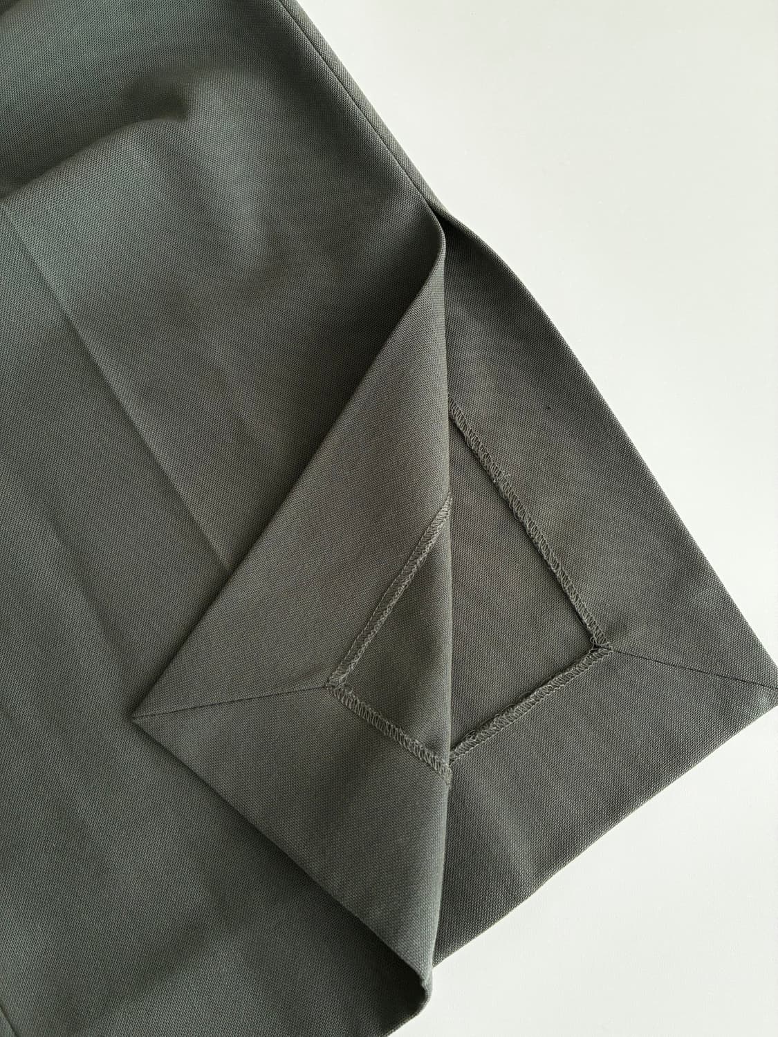 S) 새상품 노니에르 벨티드 와이드 슬랙스 카키 상품이미지7