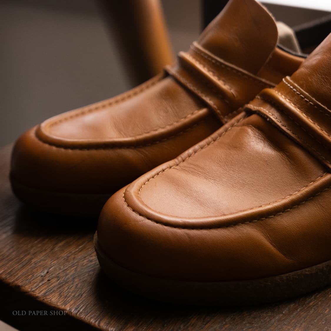 70s-80s Levi’s Orange Tab leather shoes 상품이미지3