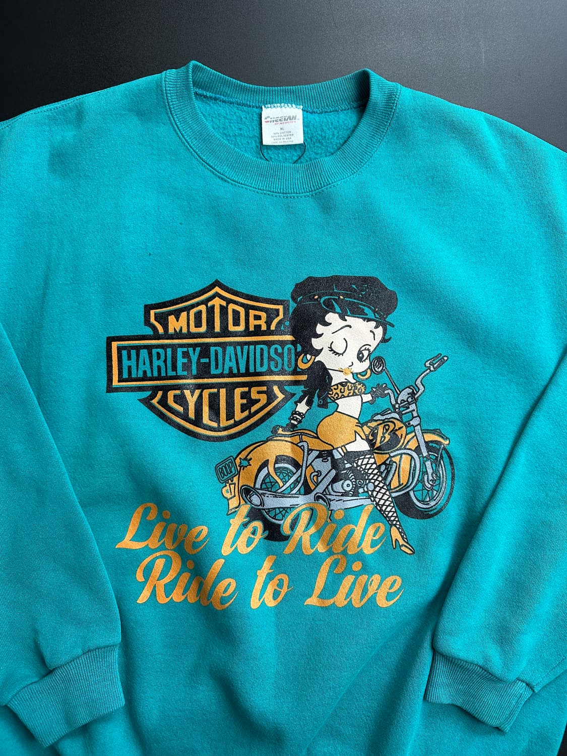 90's Harley davidson x Betty boop 상품이미지1