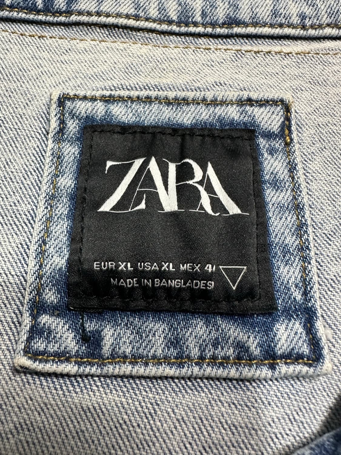 자라 연청 트러커 자켓 상품이미지3