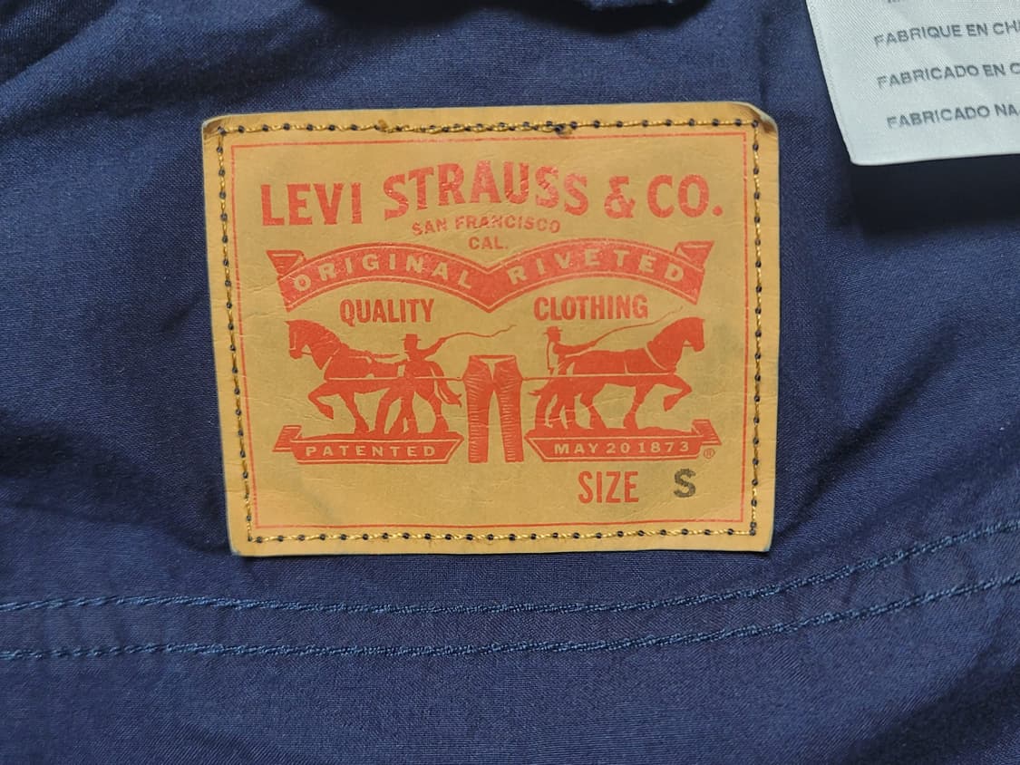 리바이스 네이비 트러커 자켓 S 상품이미지6