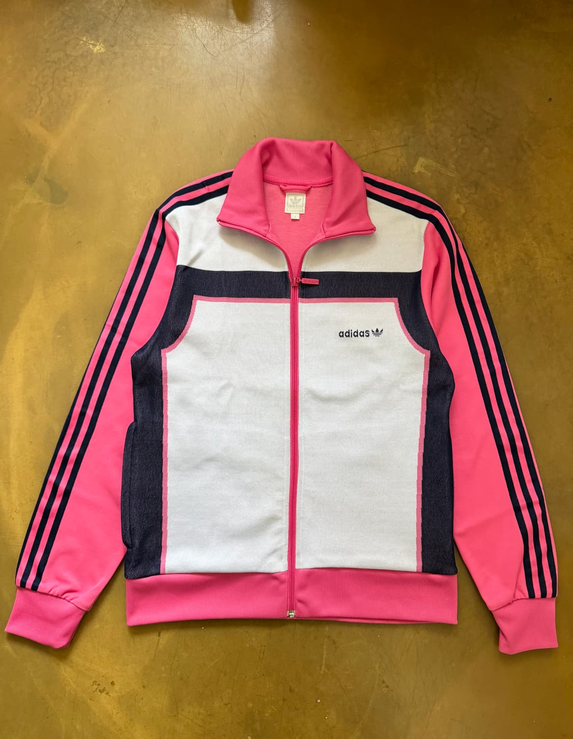 아디다스 3S 올드스쿨 화이트 핑크 트랙탑  상품이미지2