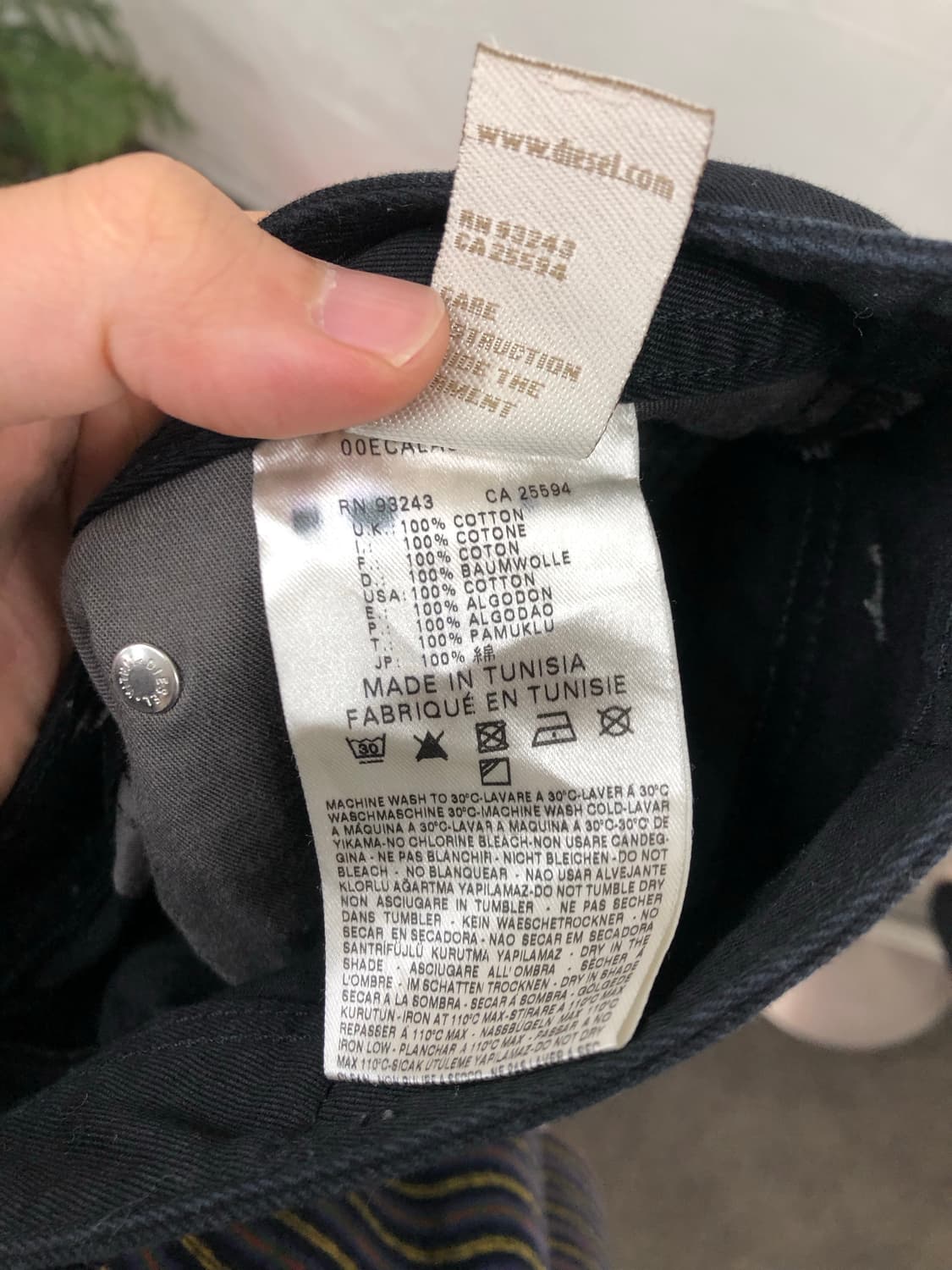 디젤 코튼 팬츠 상품이미지8