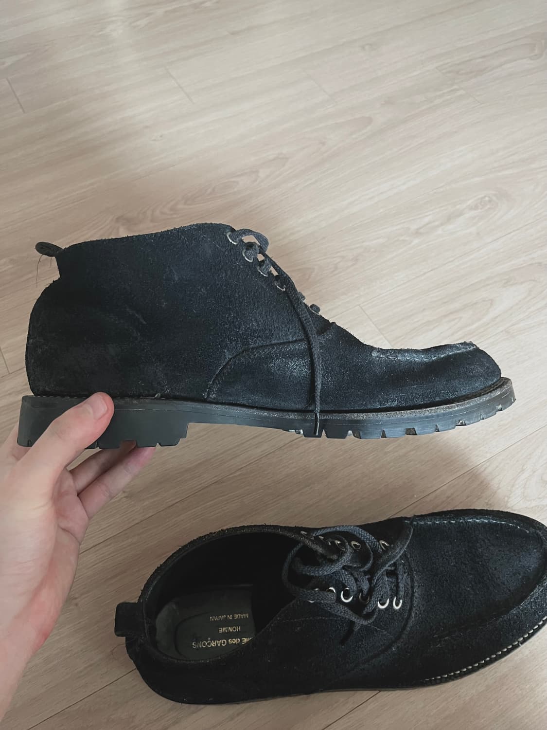 꼼데가르송 옴므 스웨이드 부츠 상품이미지5