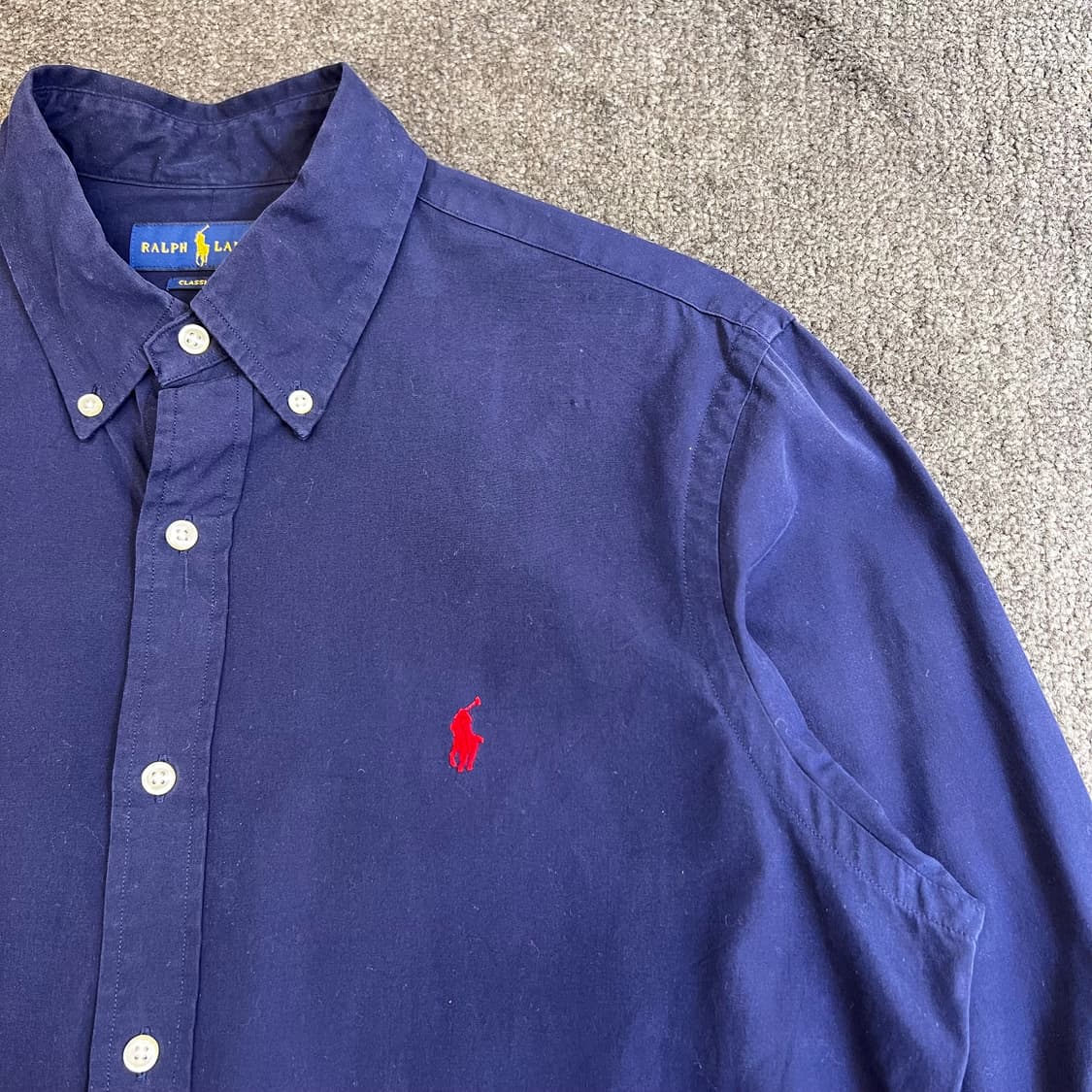 랄프로렌 클래식핏 네이비 셔츠 상품이미지2