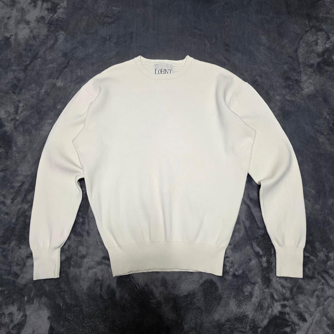 (XL)론트 라운드넥 니트  상품이미지1