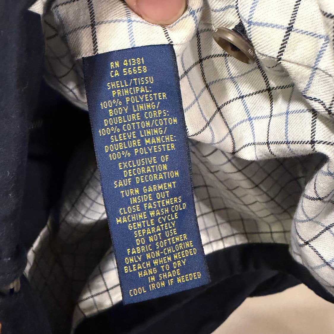 폴로 랄프로렌 바라쿠타 블루종자켓 상품이미지8