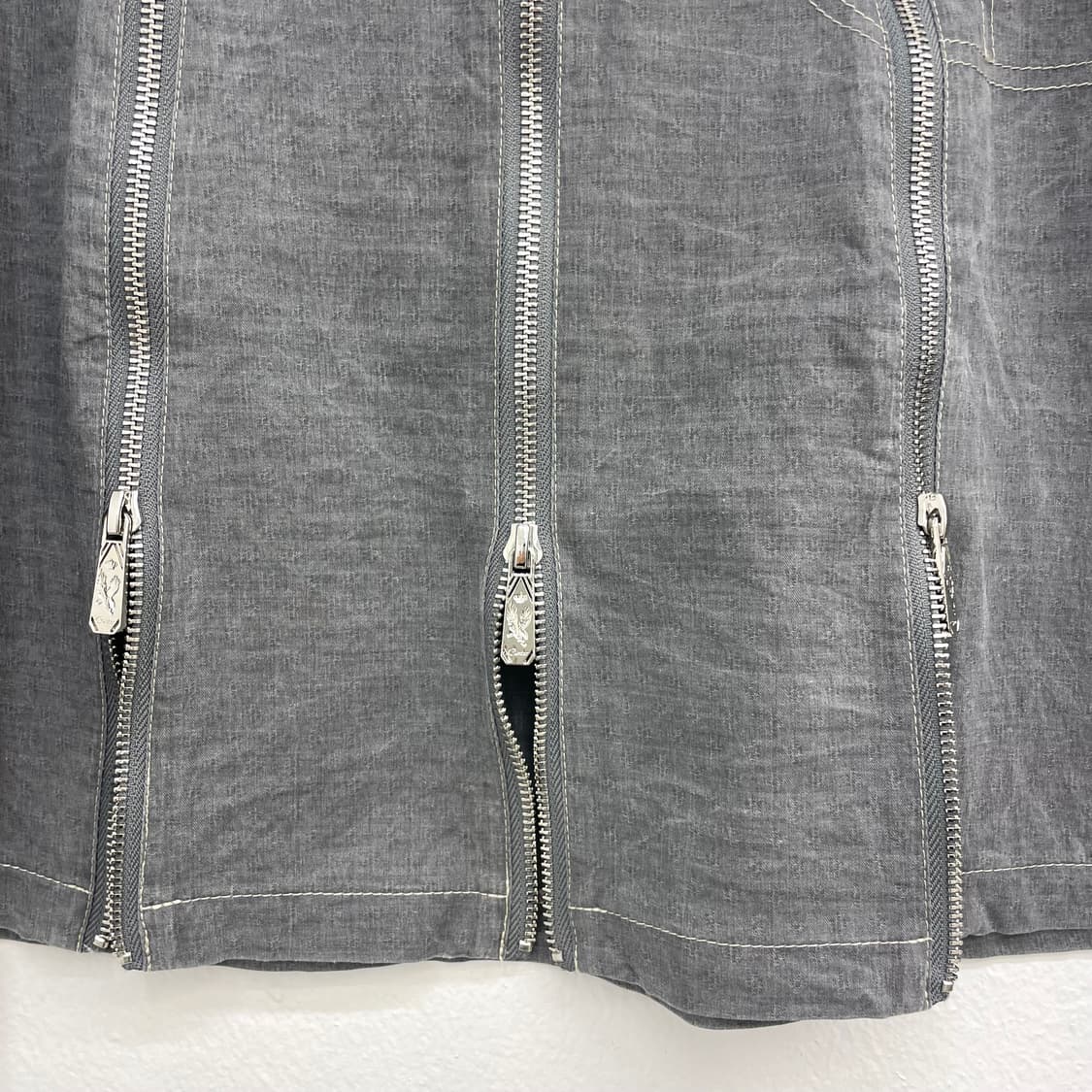 Industrial Zip Mini Skirt 상품이미지4