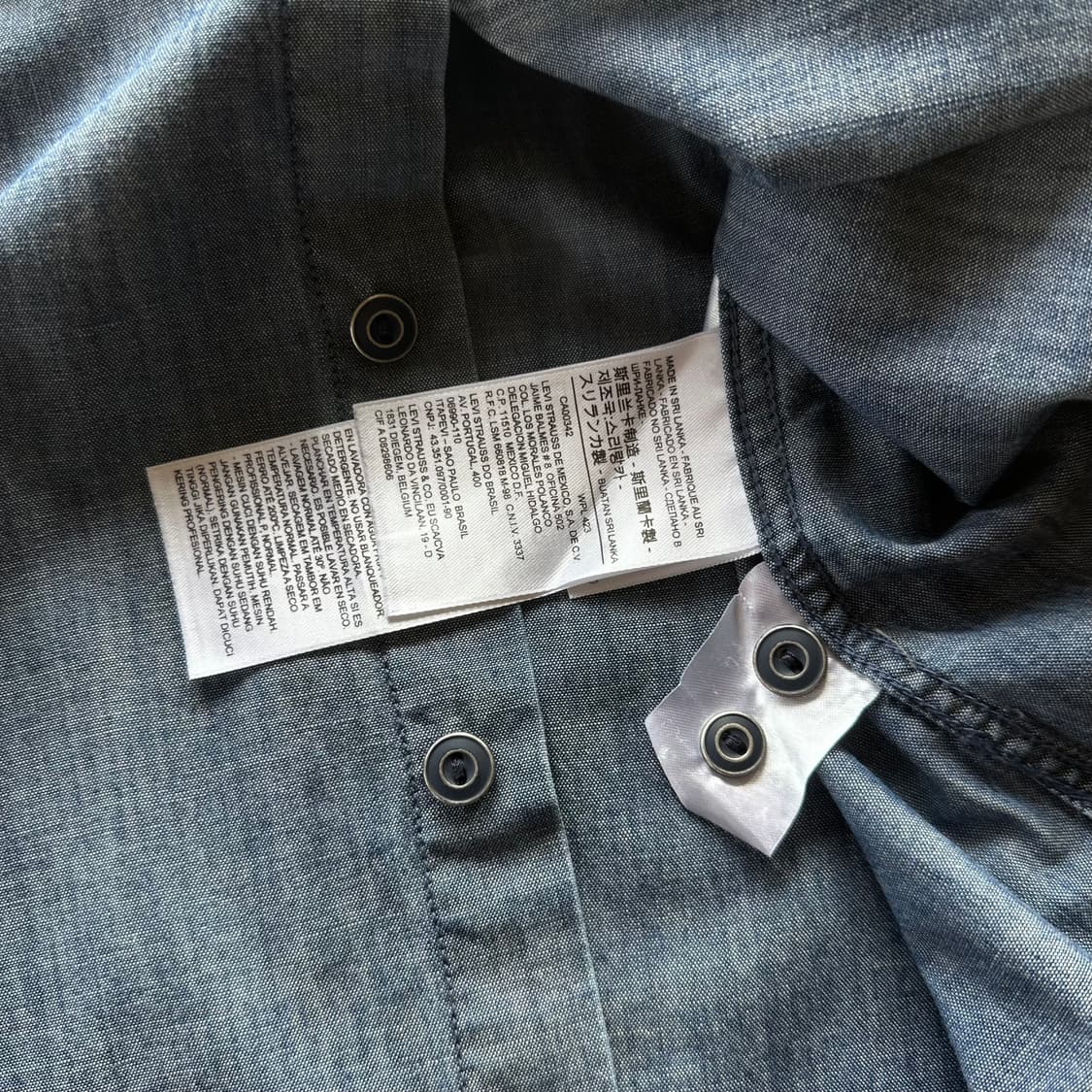 [S]리바이스 Levi's 샴브레이 워크 셔츠 상품이미지8