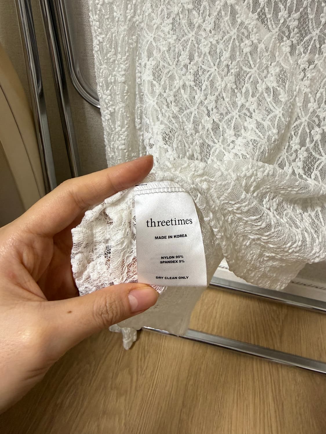 Threetimes lace cardigan 쓰리타임즈 레이스 가디건 상품이미지7