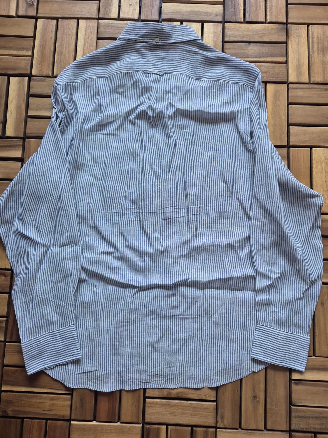 jpress 제이프레스 Nippon Linen 스트라이프 린넨 셔츠 상품이미지5