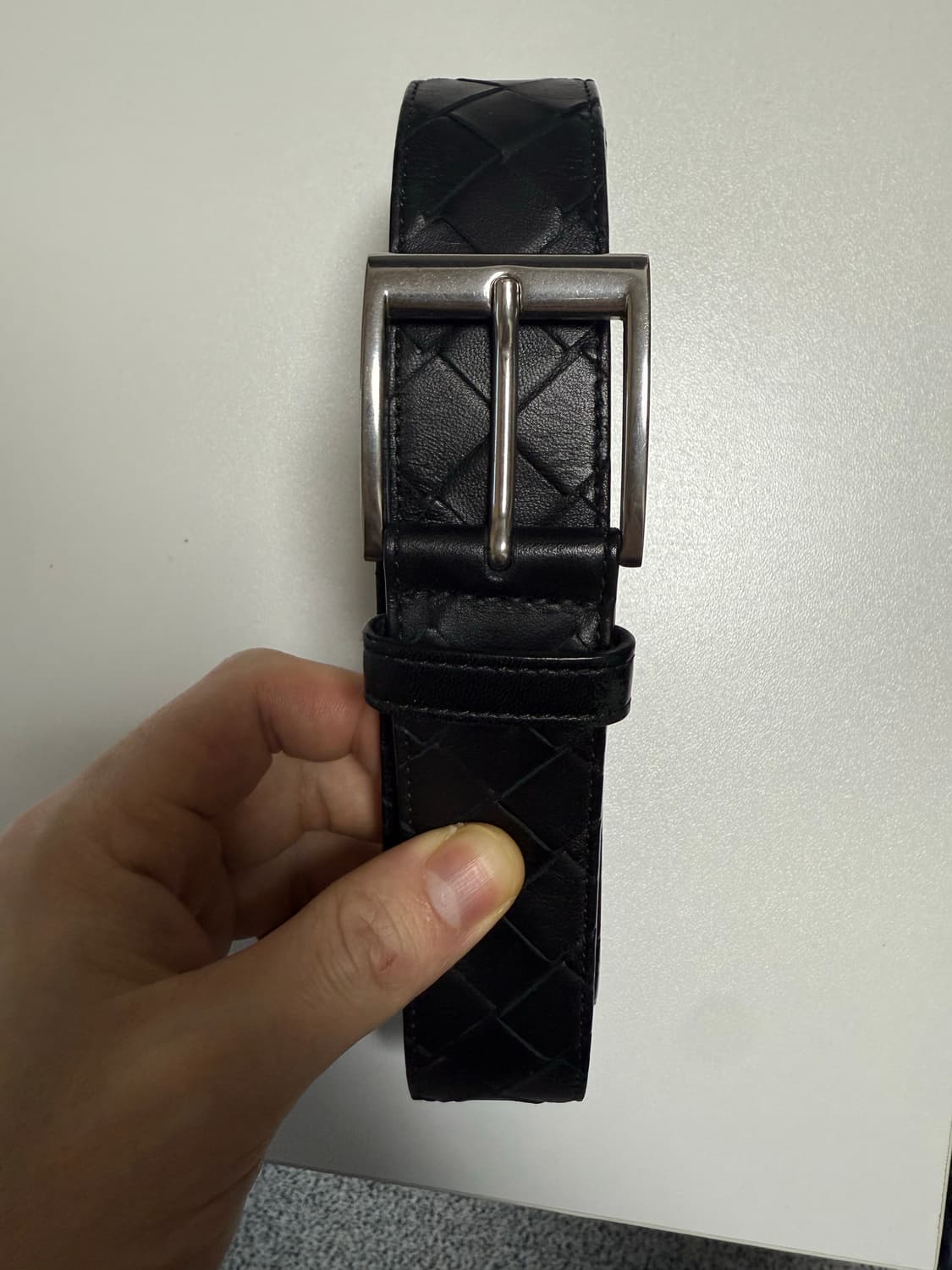 (풀박스)남성용 보테가베네타 벨트 90cm 상품이미지1