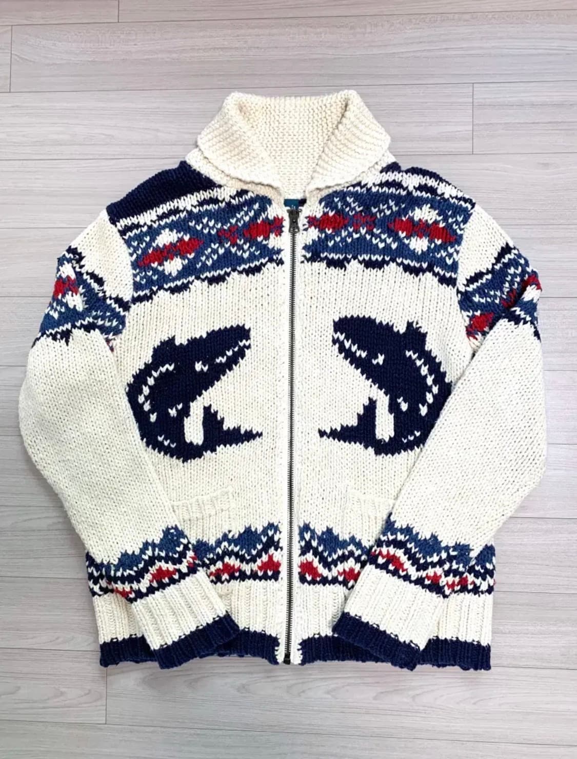 폴로 랄프로렌 코위찬 집업니트 L 상품이미지2