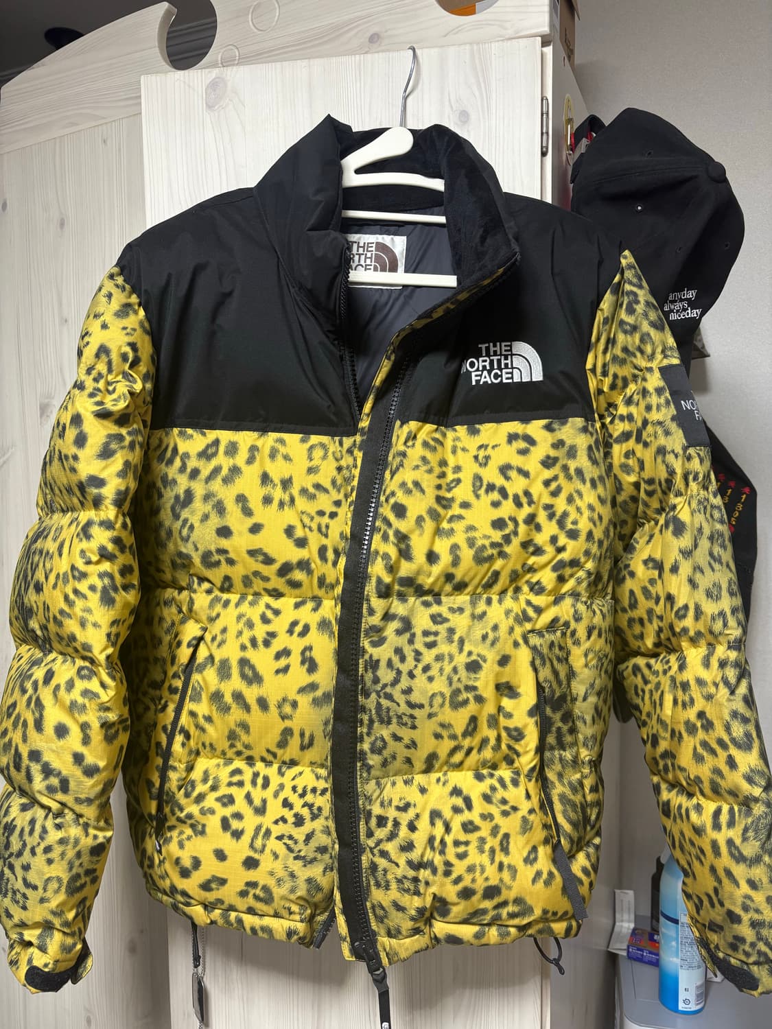 노스페이스 레오파드 패딩 S(90) 상품이미지1