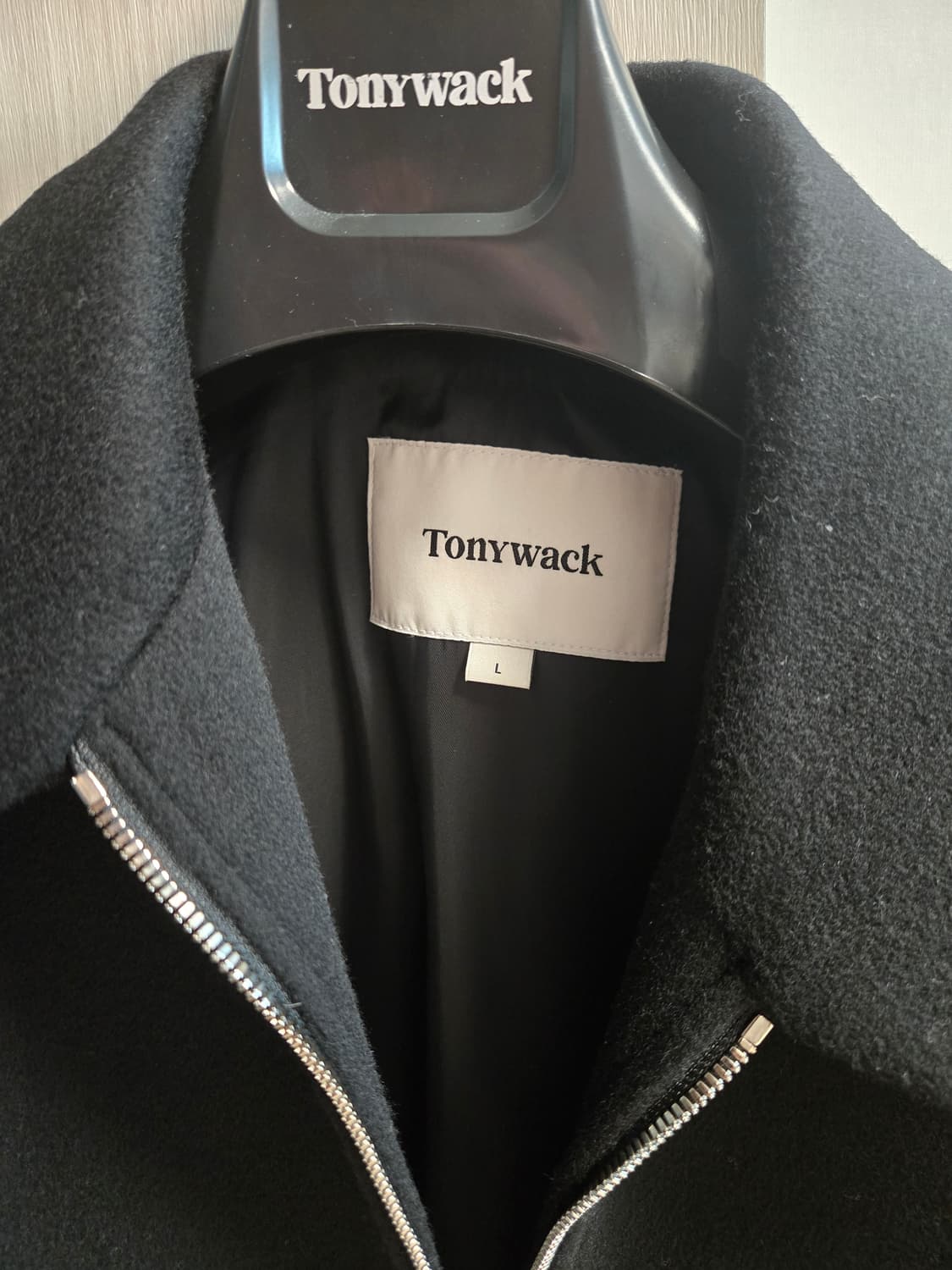 토니웩 캐시미어 베를린 자켓 블랙 L 상품이미지3