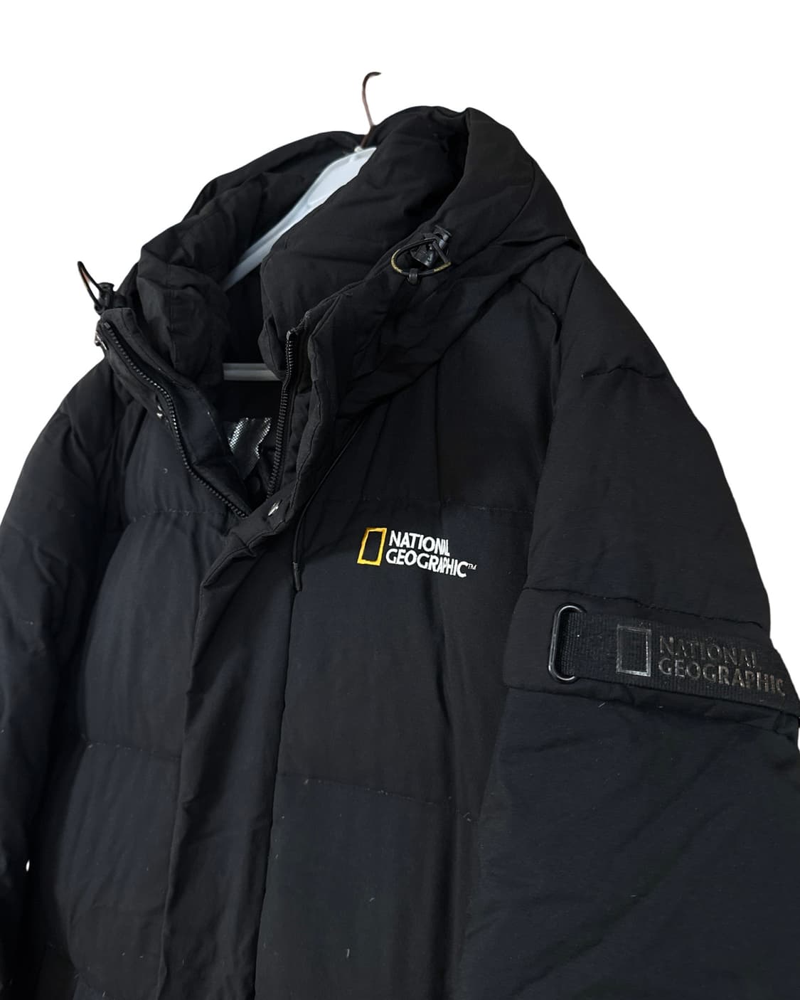 내셔널지오그래픽 블랙 롱패딩 상품이미지5
