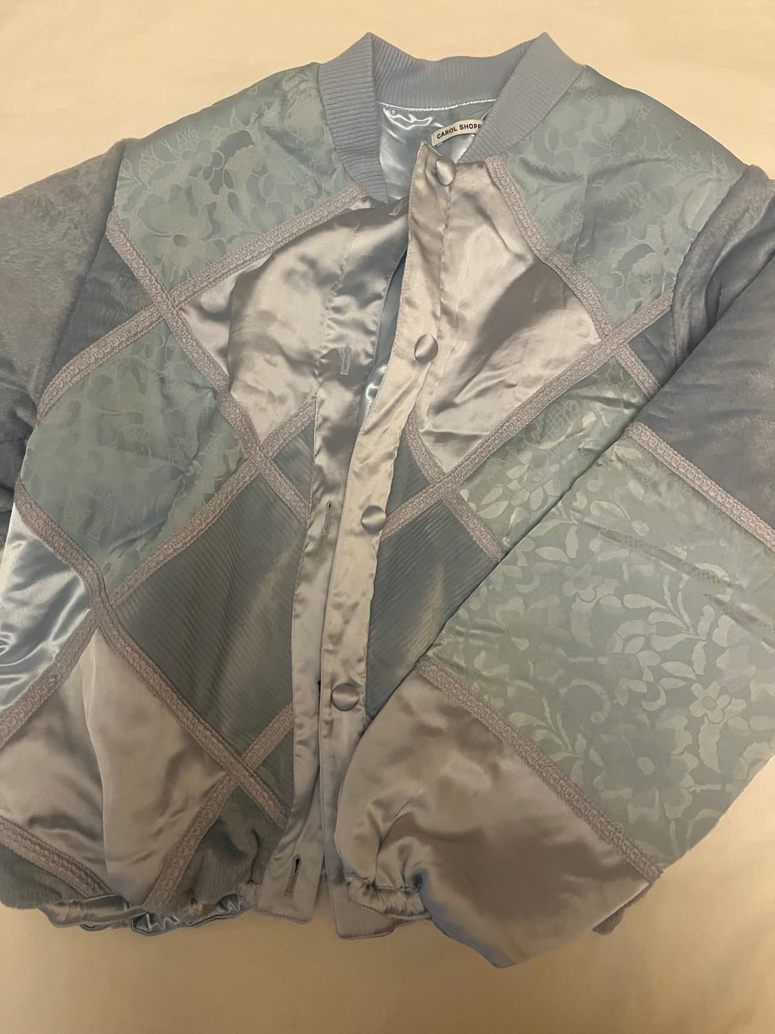 캐롤쇼페 퀼티드 패치워크 봄버자켓 상품이미지2