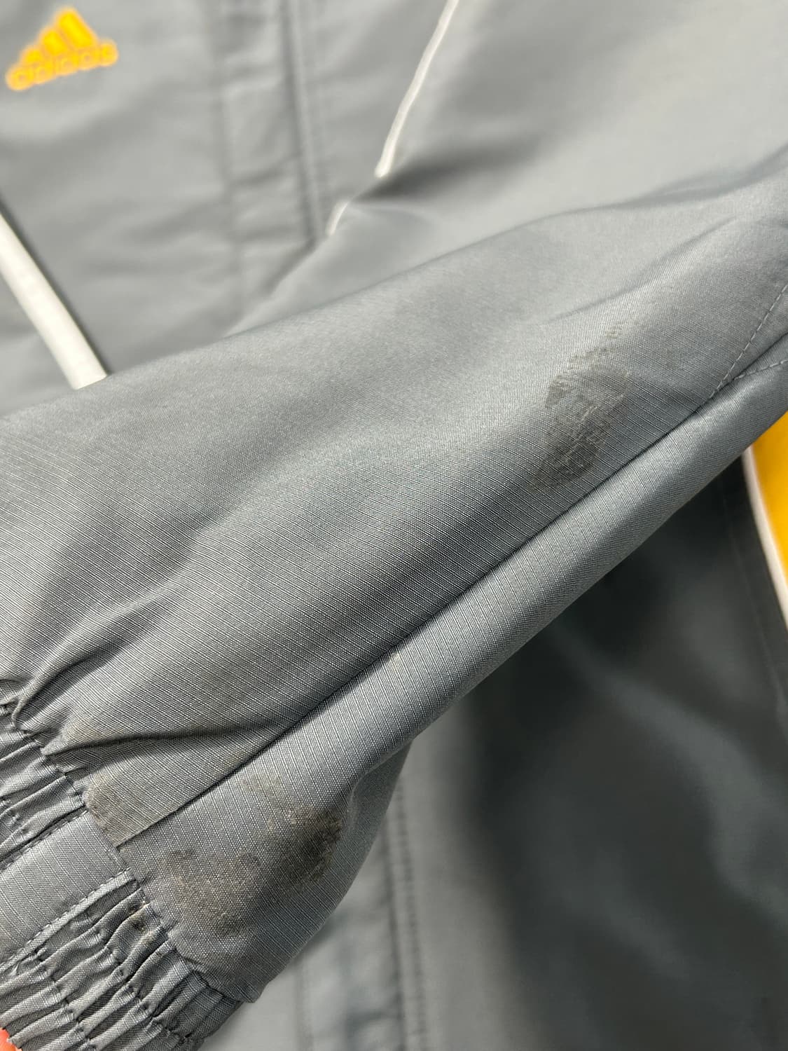 아디다스 올드스쿨 옐로우 태권도 바람막이 점퍼  상품이미지7