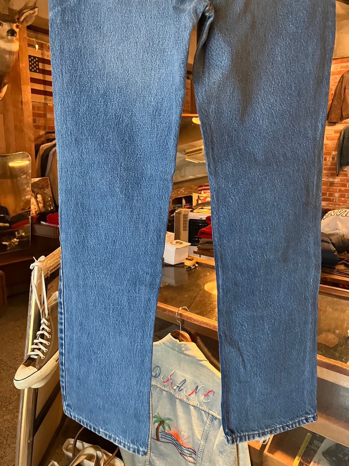 90s USA 빈티지 리바이스 517 부츠컷 데님 팬츠 상품이미지7