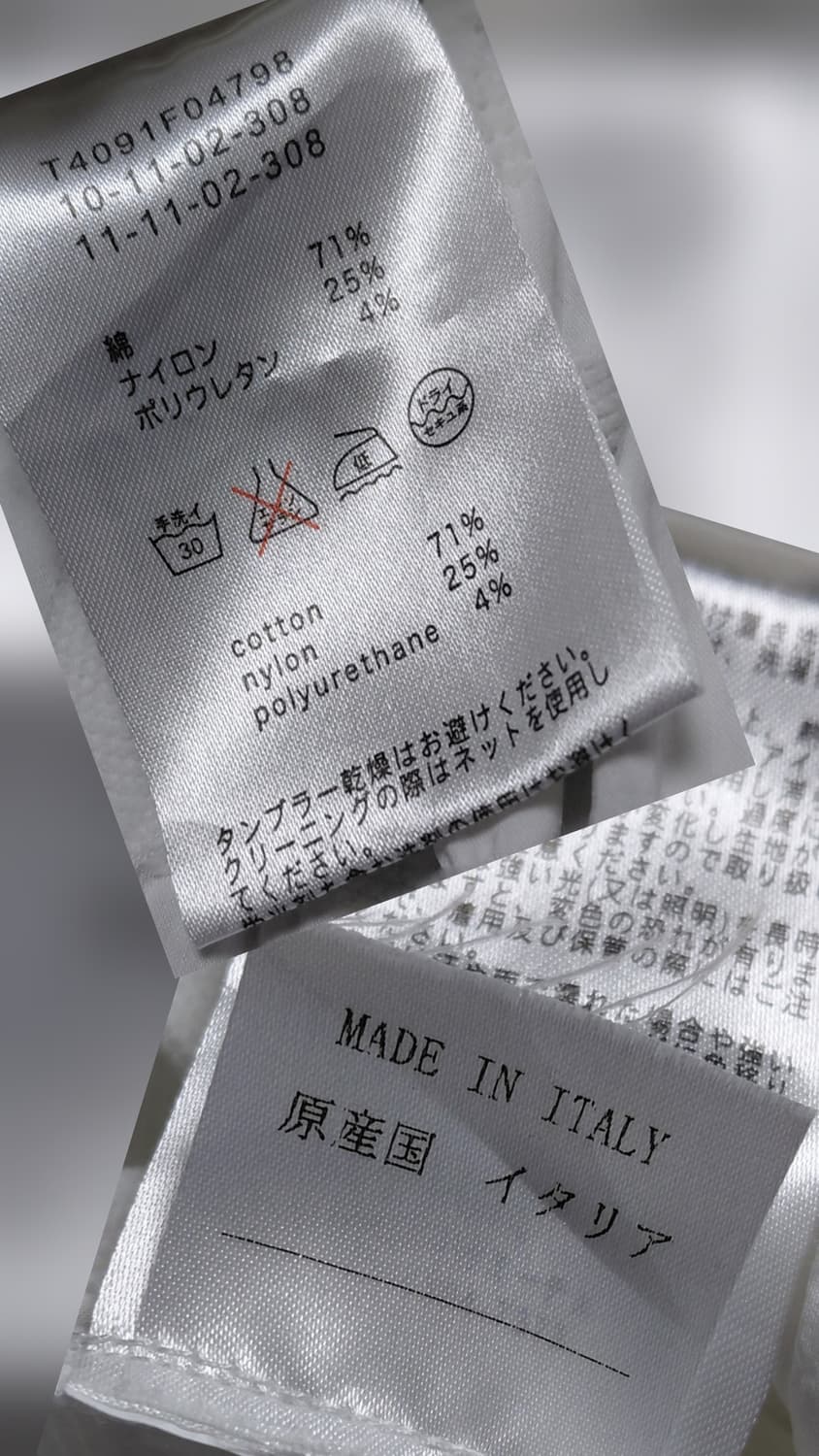 [MADE IN ITALY] NARACAMICIE 입체 링클 7부 셔츠 상품이미지6