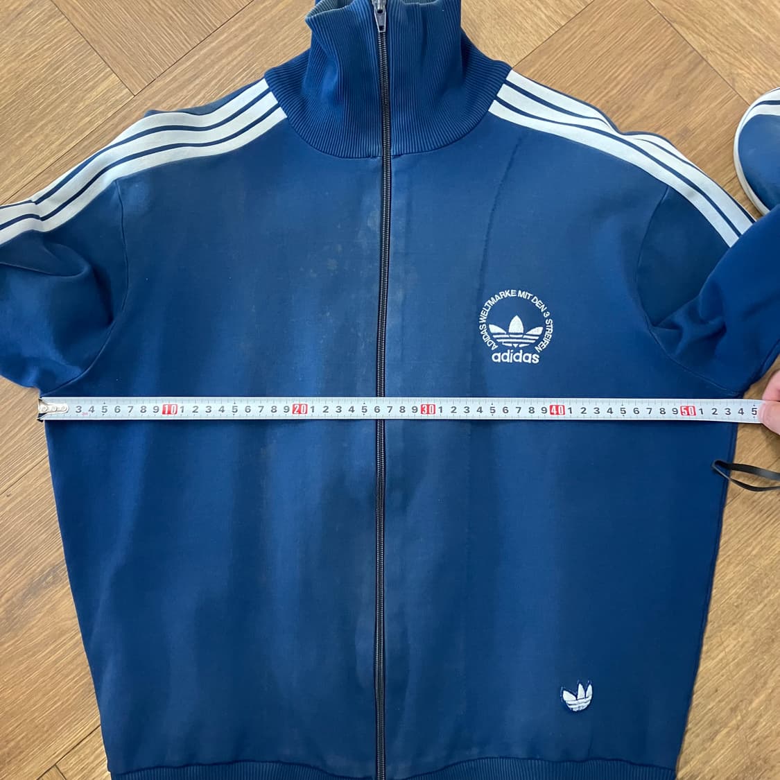 N187 80s 아디다스 져지 빈티지 네이비 상품이미지6