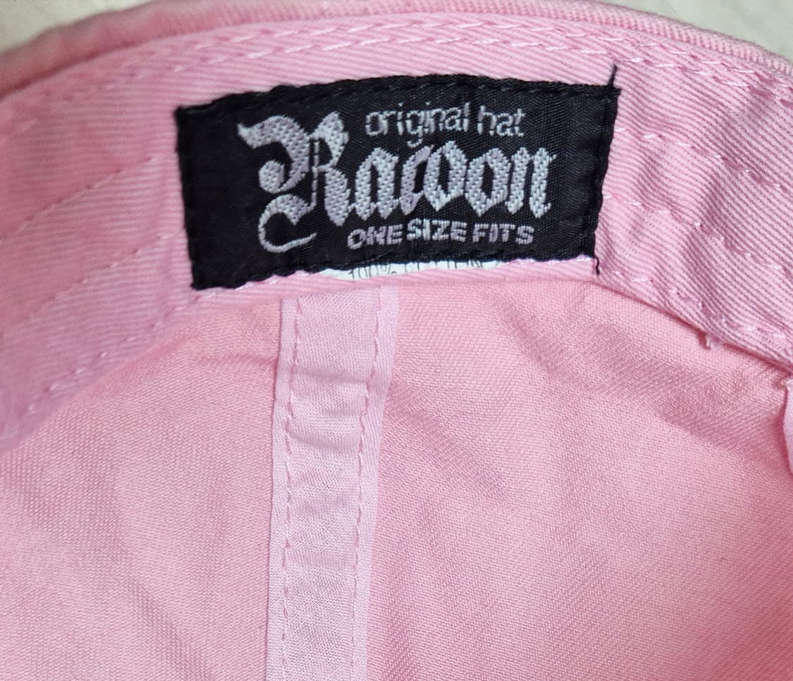 Vintage 핑크 볼캡 모자 상품이미지4