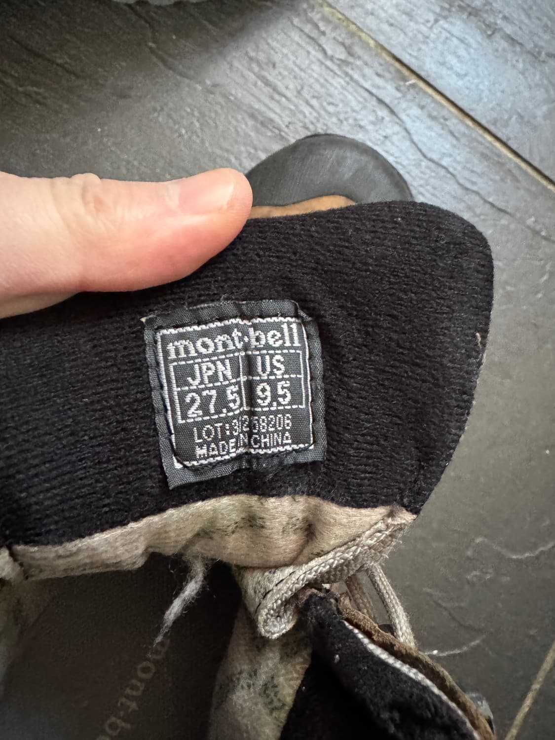 Montbell 몽벨 고어텍스 비브람 하이킹 등산화 275 상품이미지5