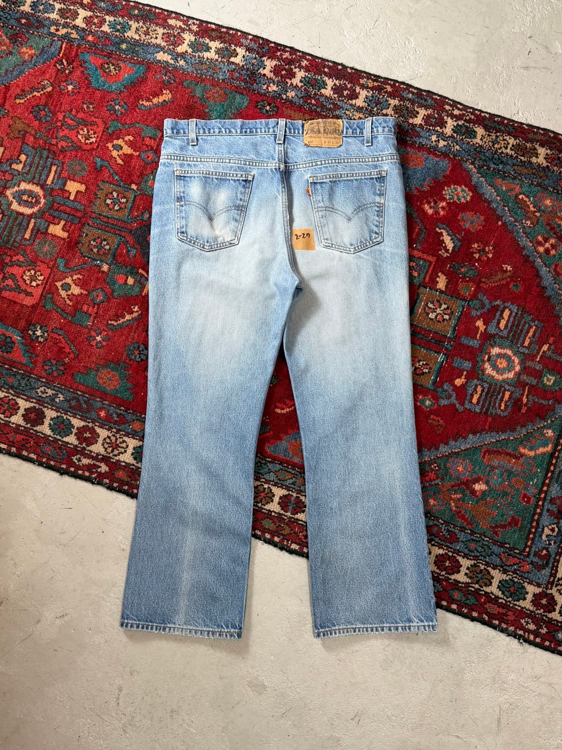 90’s USA 빈티지 리바이스 517 오렌지탭 부츠컷 리바이스 청바지 상품이미지4