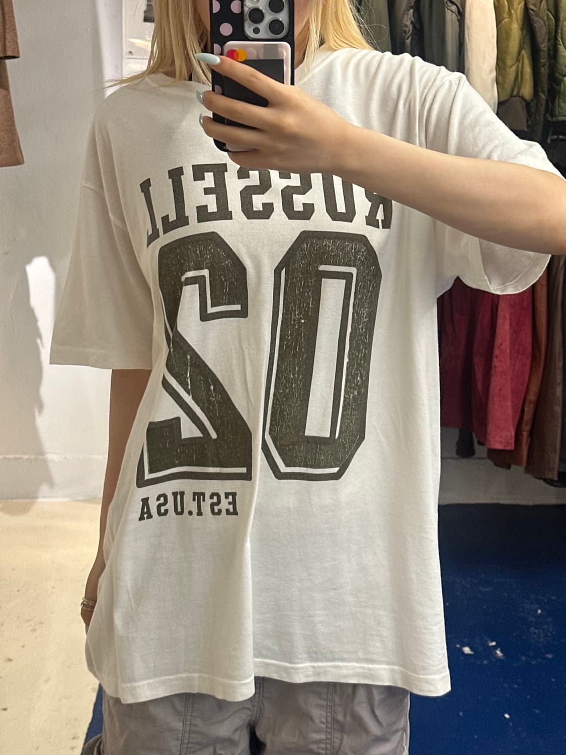 Russell 러셀 흰색 반팔티 상품이미지2