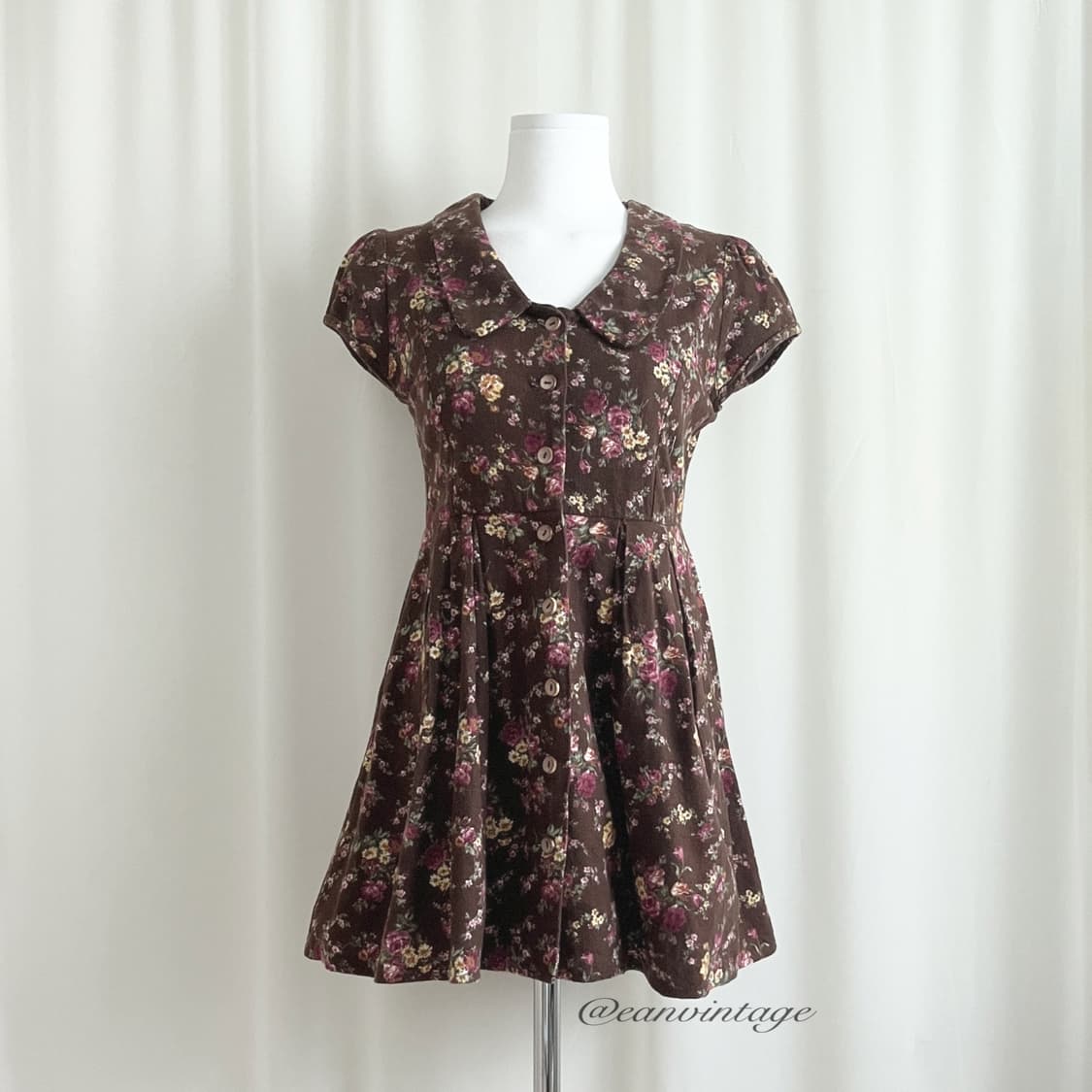 dazzlin brown flower one-piece 상품이미지1