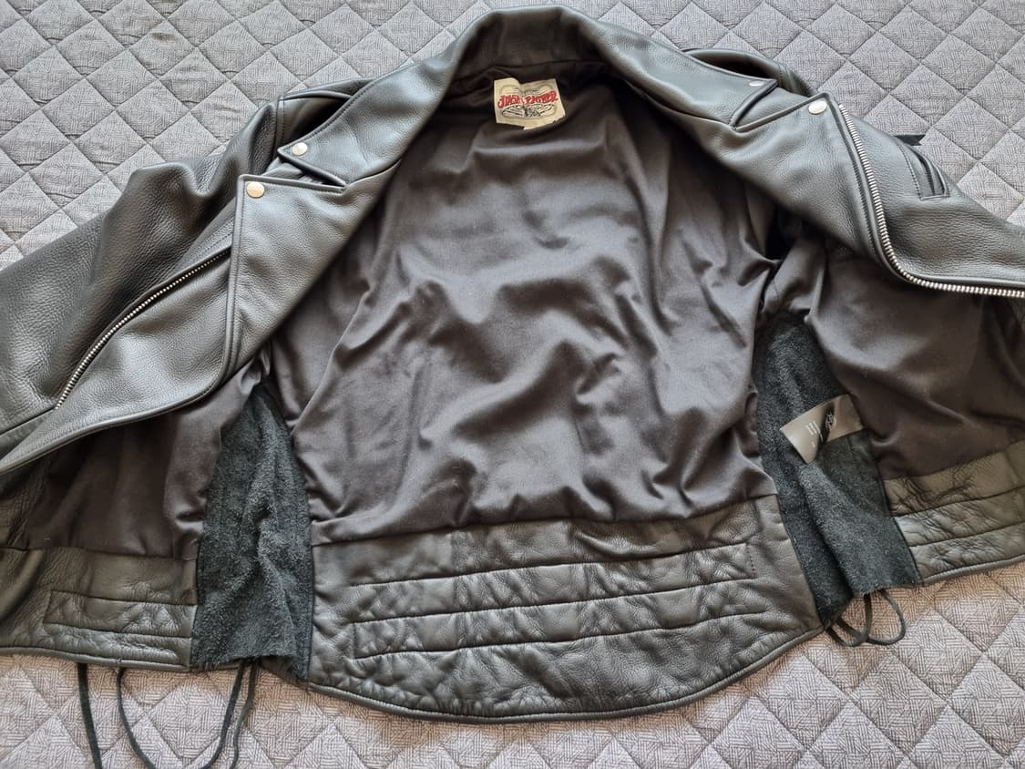 jiashi leather 캘리포니아 고속도로 경찰 가죽자켓 100 상품이미지3