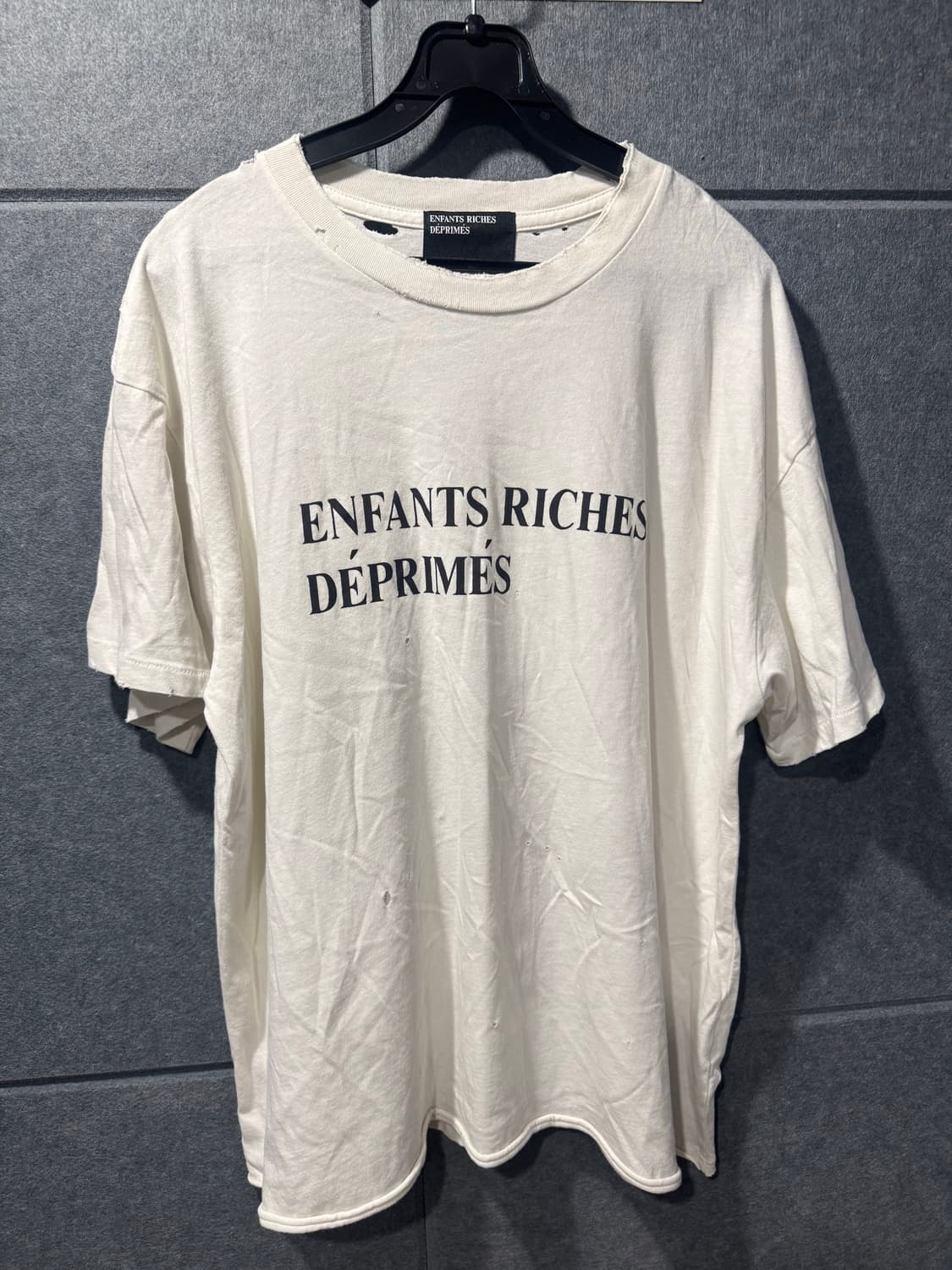 L) ERD 앙팡 리쉬 데프리메 블랙 로고 반팔 상품이미지1