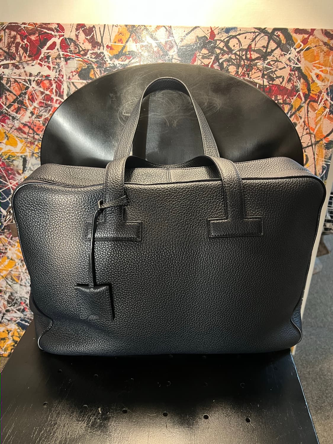 톰포드 브리프 케이스 레더 네이비  상품이미지4