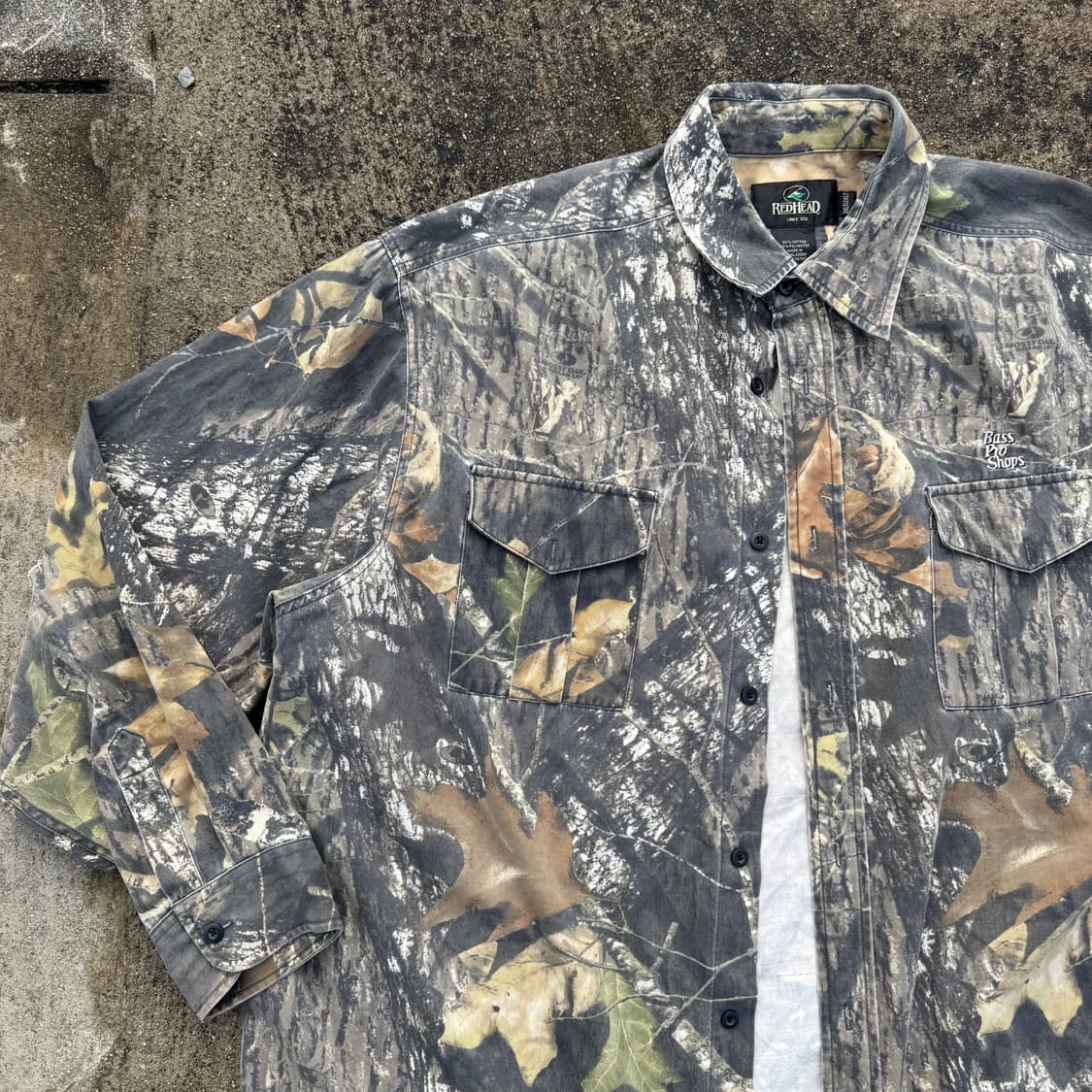 [XXL] 리얼트리 패턴 빅사이즈 셔츠 상품이미지3