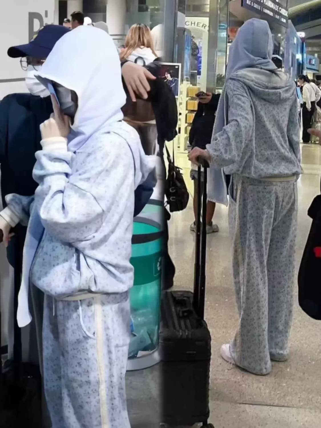 민지에나 래빗 플러피 팬츠 블루 상품이미지3