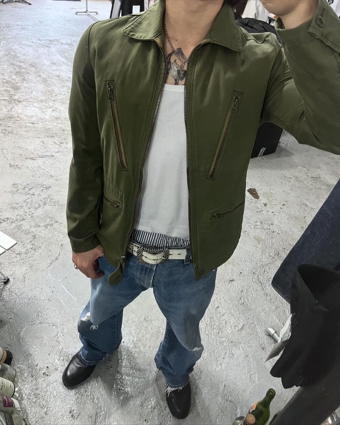 90s Hysteric Glamour multi zip jacket 상품이미지1