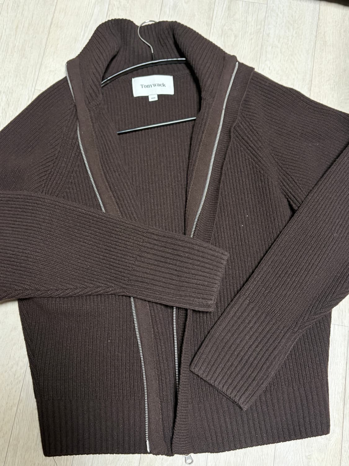 토니웩 슈퍼 파인 메리노울 집업 상품이미지1