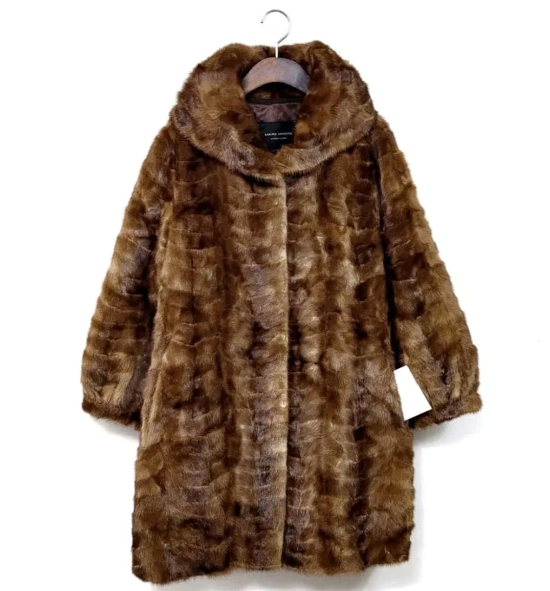 마레몬테 브라운 밍크 코트 상품이미지1