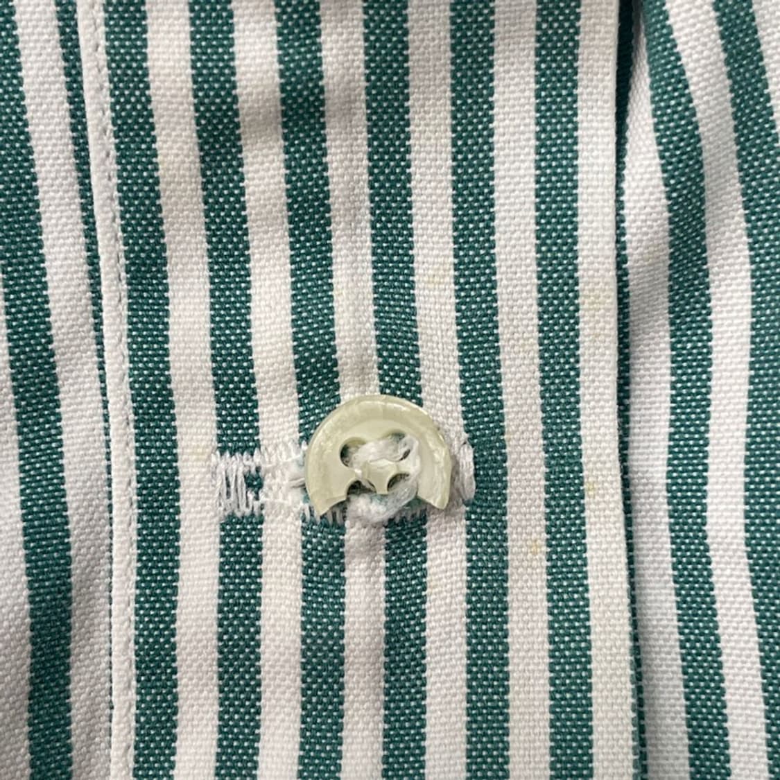 POLO BY RALPH LAUREN 스트라이프 그린+화이트 셔츠 M 상품이미지6