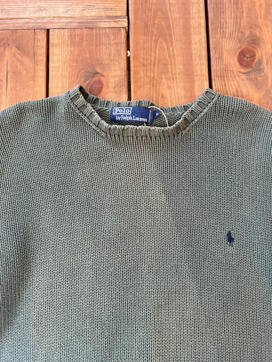 폴로 카키 니트 상품이미지6