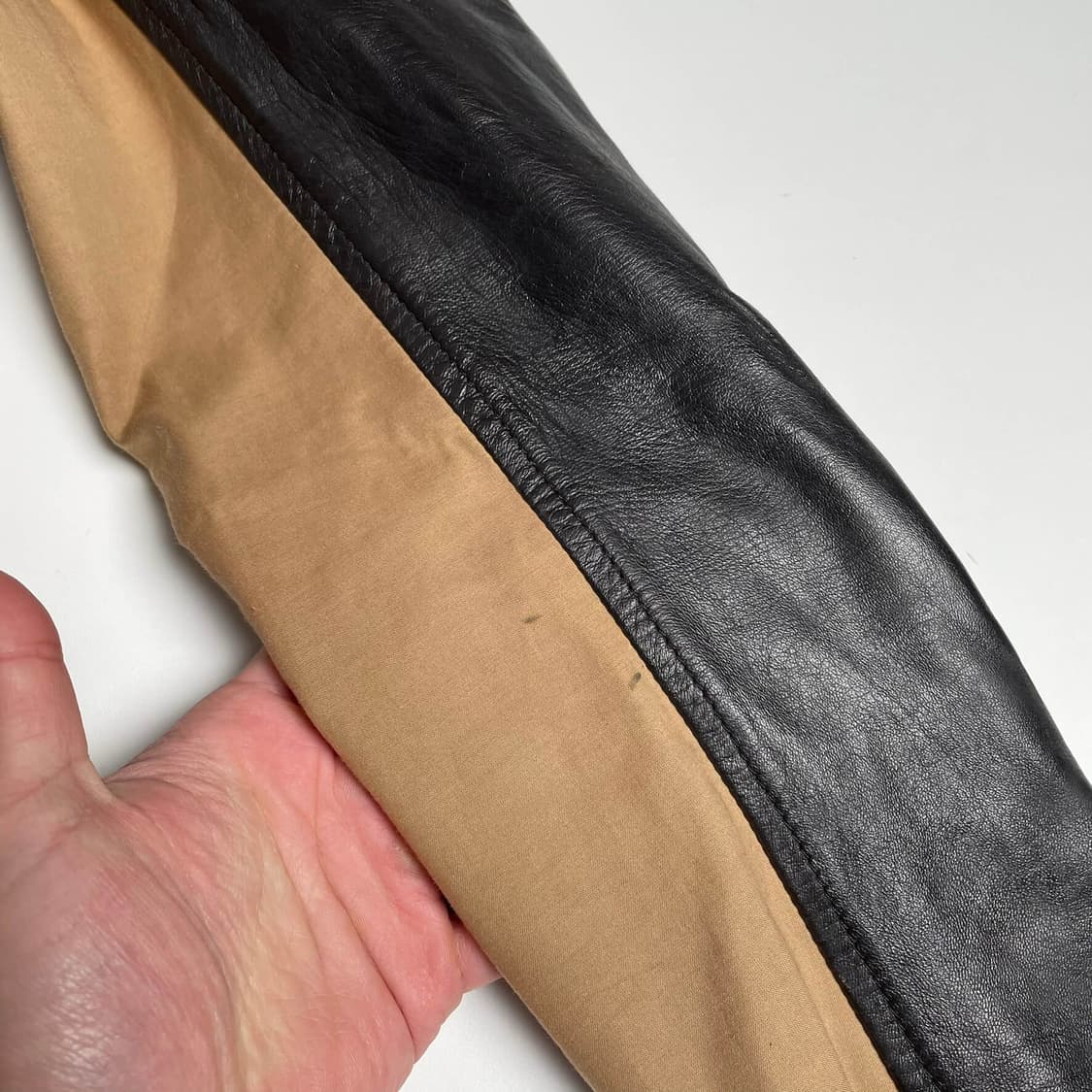 Dunhill 레더 코튼 2 파츠 자켓 (italy)   상품이미지9