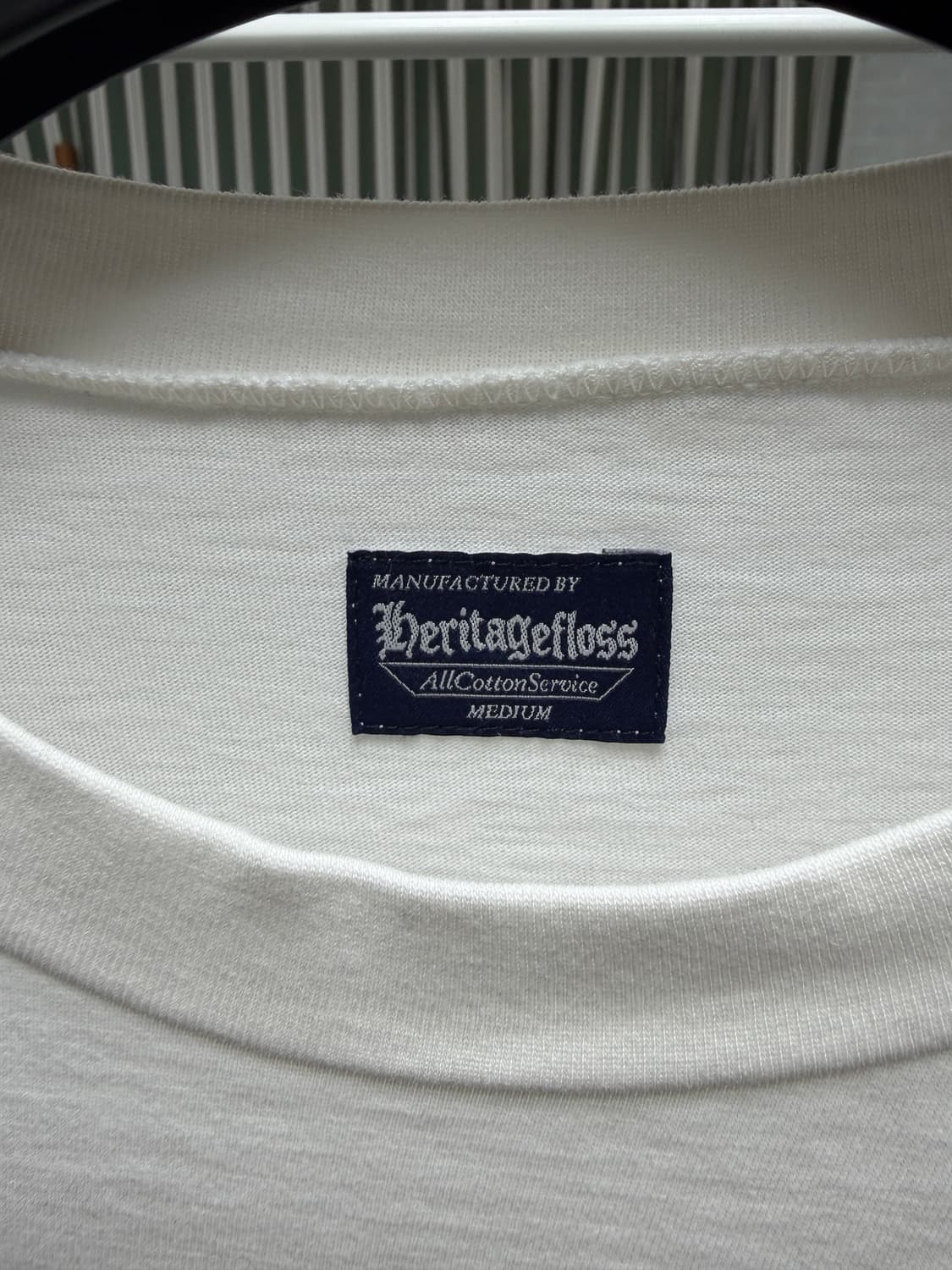 헤리티지플로스 CREST 20S COMPACT YARN T-SHIRTS 상품이미지5