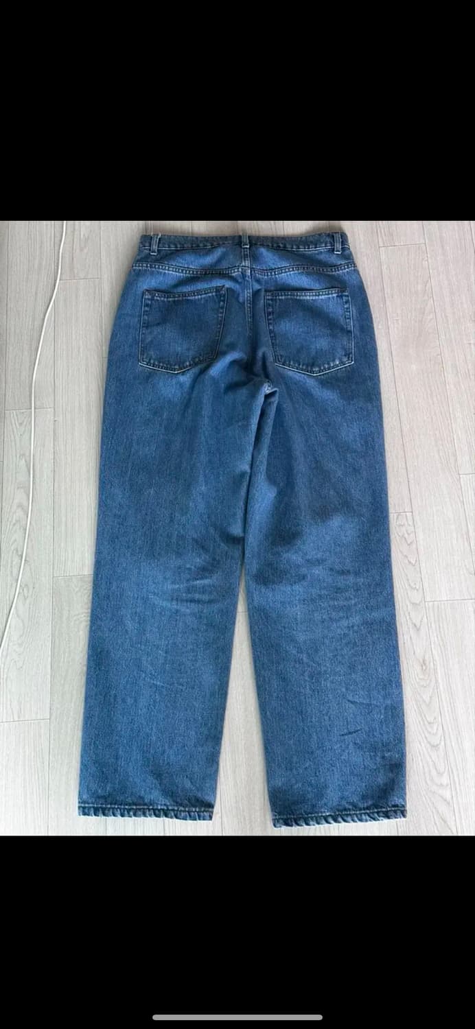 스테디에브리웨어 sew 릴렉스드 데님 팬츠 미디엄블루 콘밀원단 2사이즈 상품이미지1