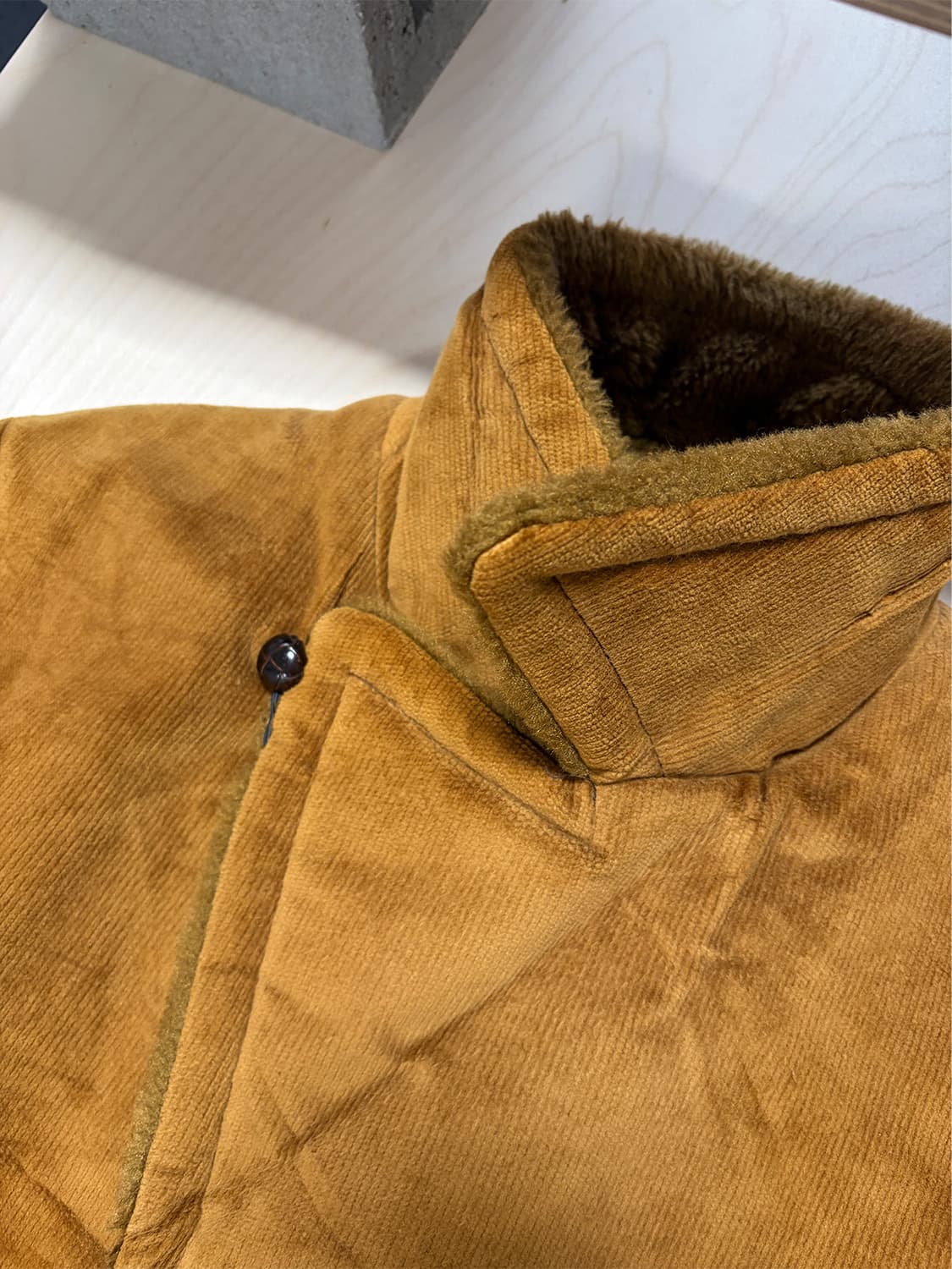 70S USA 빈티지 코듀로이 퍼 자켓 상품이미지7