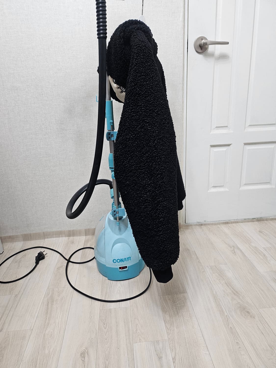 (90~95)S☆초대장급☆코오롱스포츠 BT21 [블랙] 쉐르파 후리스점퍼 상품이미지5